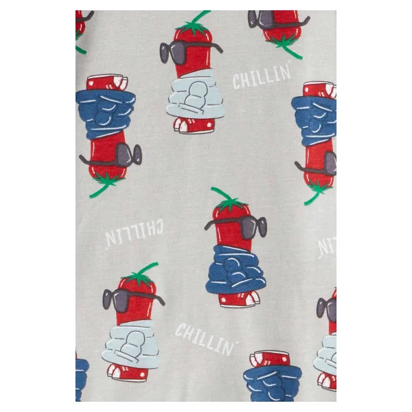 Carter's Erkek Çocuk Pijama Set - Yeşil - 6 Yaş - Görsel 3