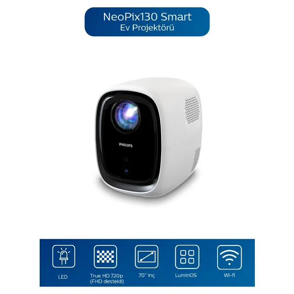 Philips Neopix 130 Npx130w Wi-Fi Projeksiyon Cihazı - Görsel 9