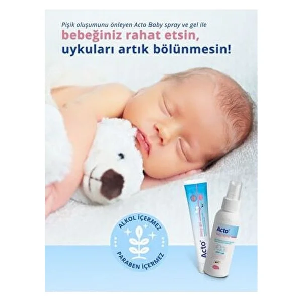 Acto Baby Gel Bebek Bezi Bölgesi Bakım Jeli 50 Ml - Görsel 2