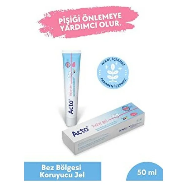 Acto Baby Gel Bebek Bezi Bölgesi Bakım Jeli 50 Ml - Görsel 4