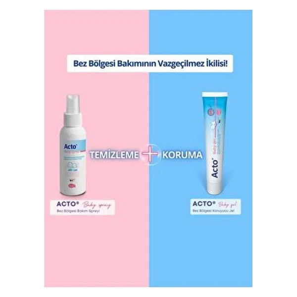 Acto Baby Gel Bebek Bezi Bölgesi Bakım Jeli 50 Ml - Görsel 5