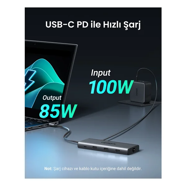 Ugreen 15534 Laptop Docking Station - Görsel 5
