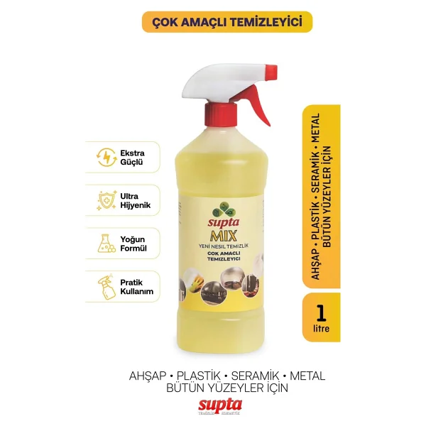 Supta Mix Çok Amaçlı Temizleyici 1 lt - Görsel 2
