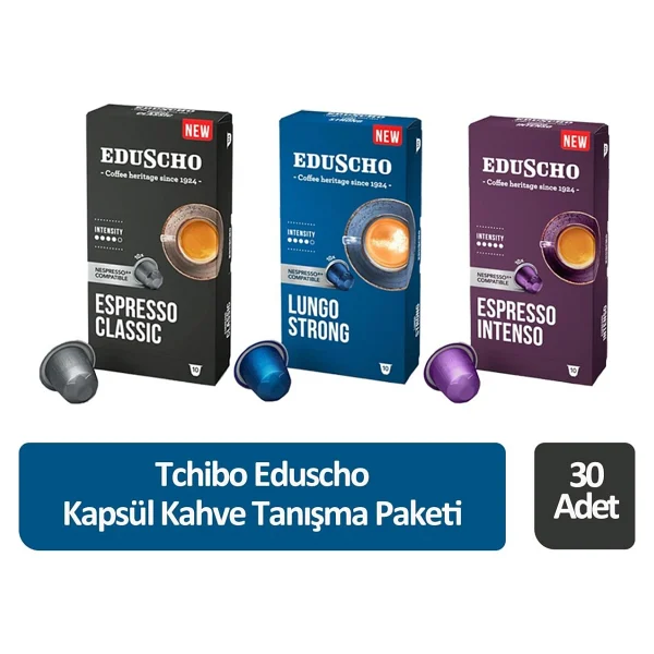Tchibo Eduscho Kapsül Kahve Tanışma Paketi 30 Kapsül - Görsel 5
