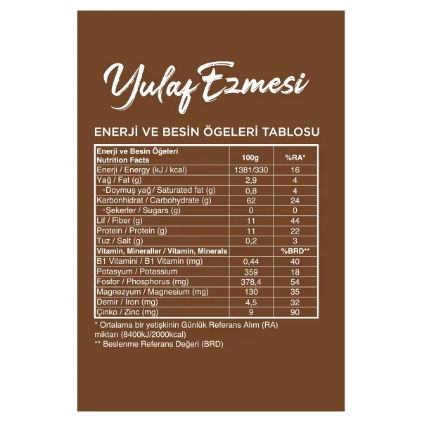 Fellas Glutensiz Yulaf Ezmesi 300 Gr - Görsel 7