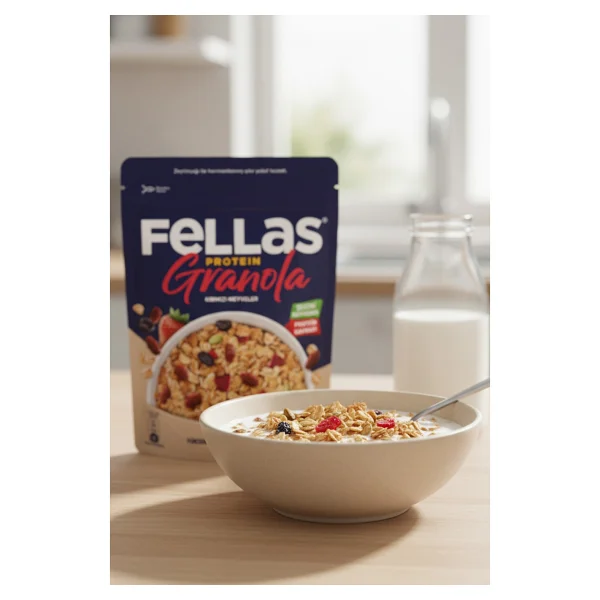 Fellas Protein Granola - Kırmızı Meyveler (270 G) - 3'lü Paket - 810 Gr - Görsel 2