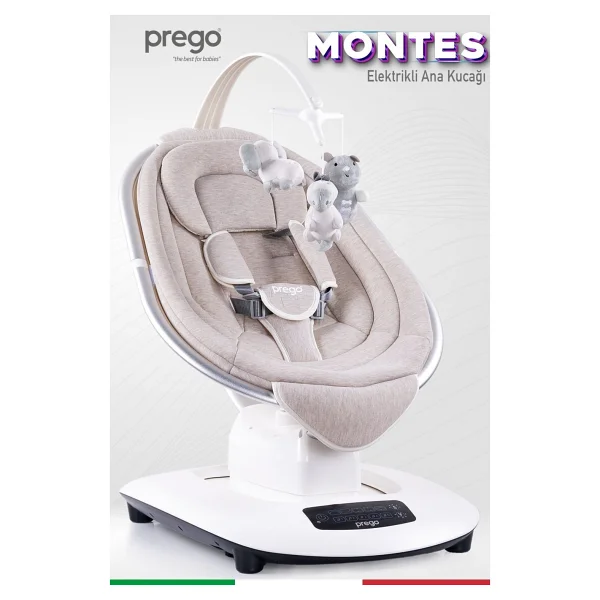 Prego Montes Krem Elektrikli Ana Kucağı - Görsel 10