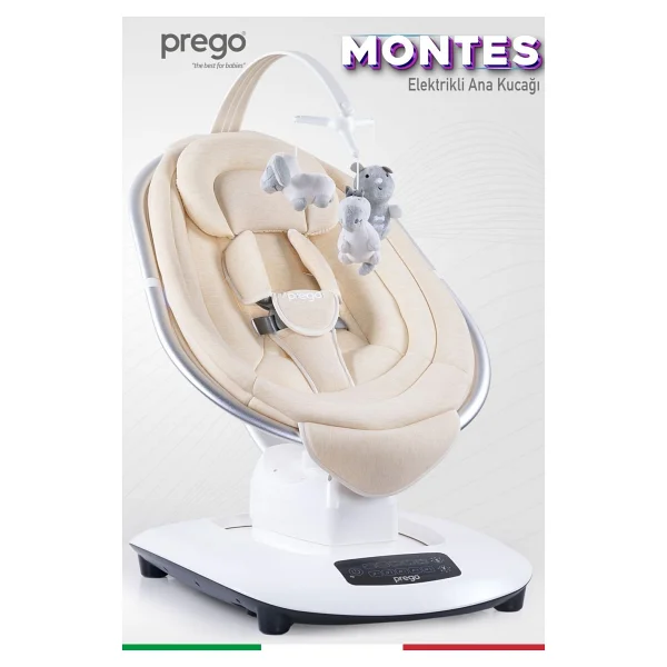 Prego Montes Krem Elektrikli Ana Kucağı - Görsel 9