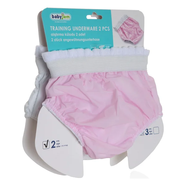 Babyjem Alıştırma Külodu 2'li Paket 3 Yaş Pembe - Görsel 3