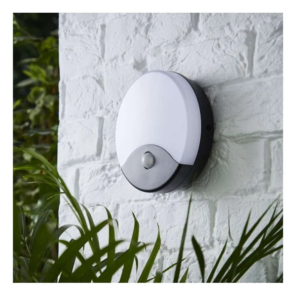 Cata 20 W Sensörlü Palermo LED Duvar Armatürü - Sarı Işık (4000k) -Gri Kasa - Ct-7092 - Görsel 2