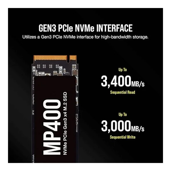 Corsair Force Mp400 Cssd-F2000gbmp400 Pcı-Express 3.0 2 TB M.2 SSD - Görsel 5