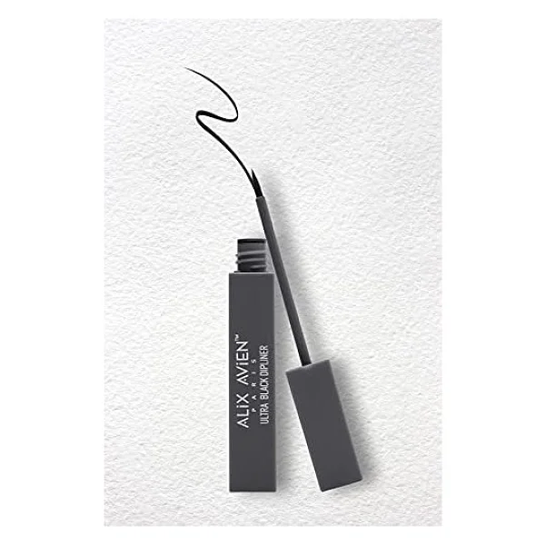 Alix Avien Waterproof Ultra Black Likit Dipliner - Görsel 9