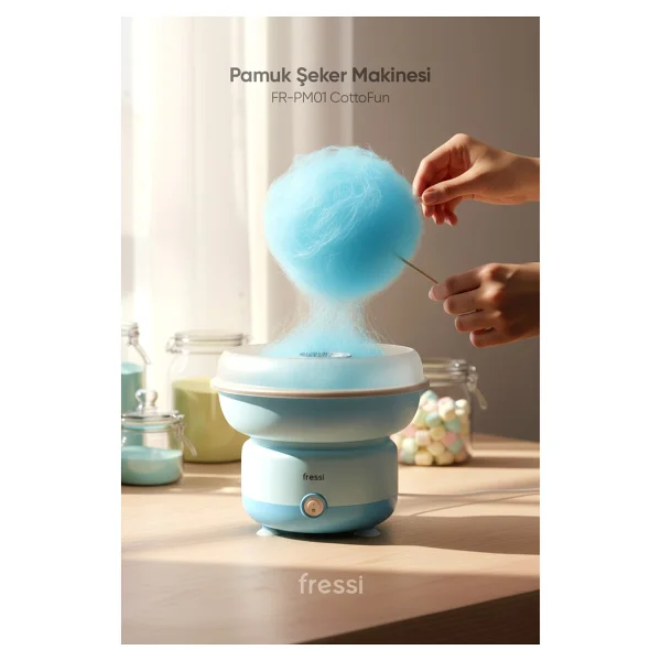 Fressi Cottofun Fr-Pm01 Pamuk Şeker Makinesi - Görsel 10