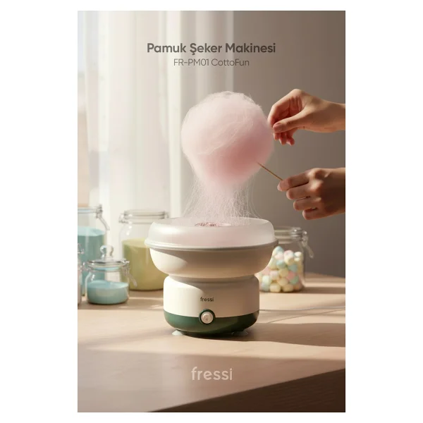 Fressi Cottofun Fr-Pm01 Pamuk Şeker Makinesi - Görsel 9