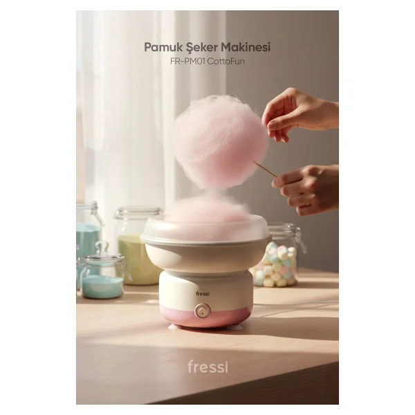 Fressi Cottofun Fr-Pm01 Pamuk Şeker Makinesi - Görsel 8