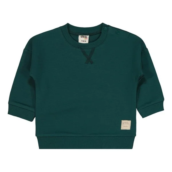 Civil Baby Civil Basic Timeless 6-18 Ay Sweatshirt - Yeşil-187 - 12 - 18 Ay - Görsel 9