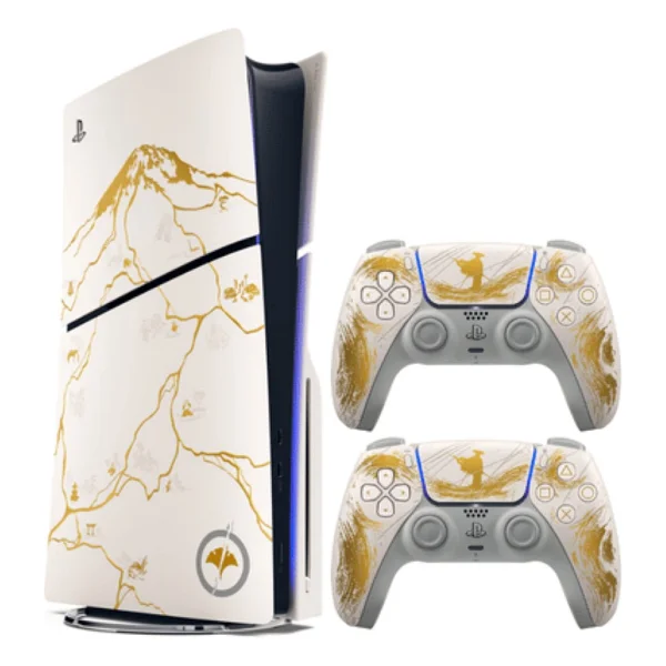 PS5 Slim Standart Ghost Of Yötei Limited Edition Oyun Konsolu + Dualsense Kol - Görsel 2