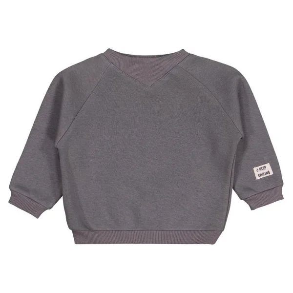 Civil Baby Keep Smiling Etiketli Basic 6-18 Ay Sweatshirt - Hardal 9-12 Ay - Görsel 5