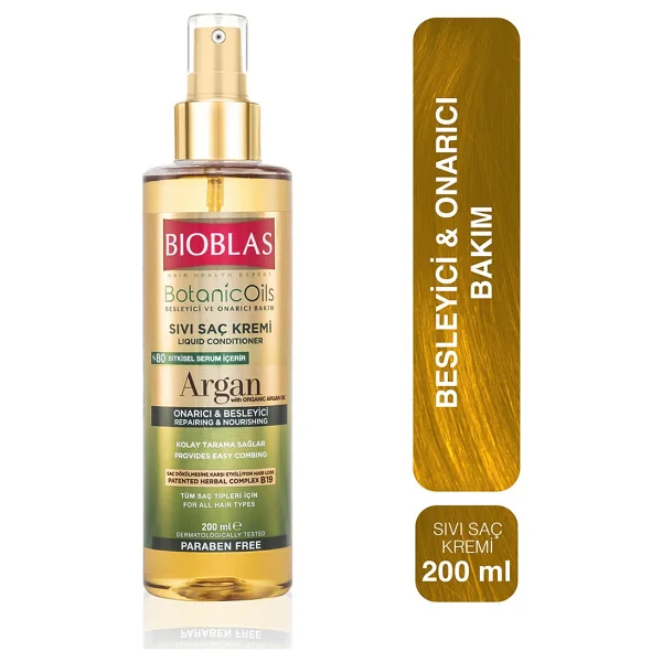 Bioblas Botanic Oils Argan Yağlı 200 Ml Sıvı Saç Kremi - Görsel 4