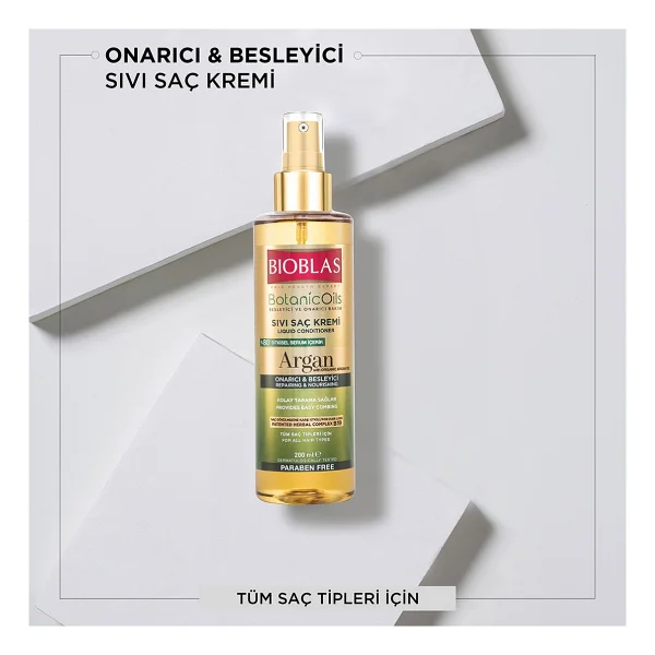 Bioblas Botanic Oils Argan Yağlı 200 Ml Sıvı Saç Kremi - Görsel 5