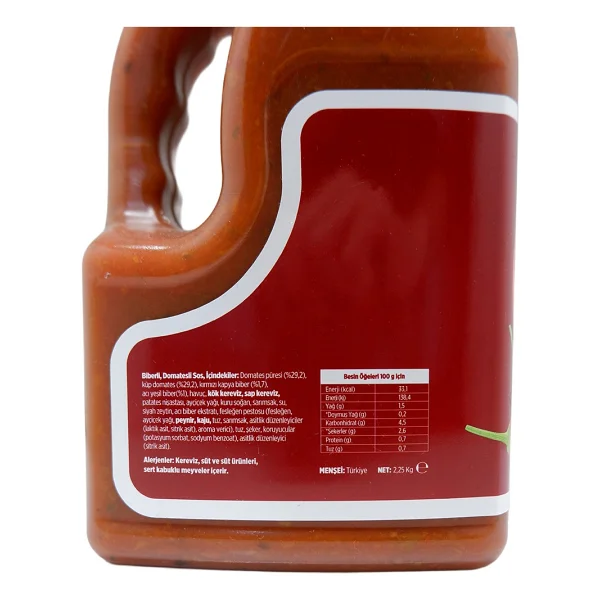 Chefline Arrabiata Sos 2.25 Kg - Görsel 3