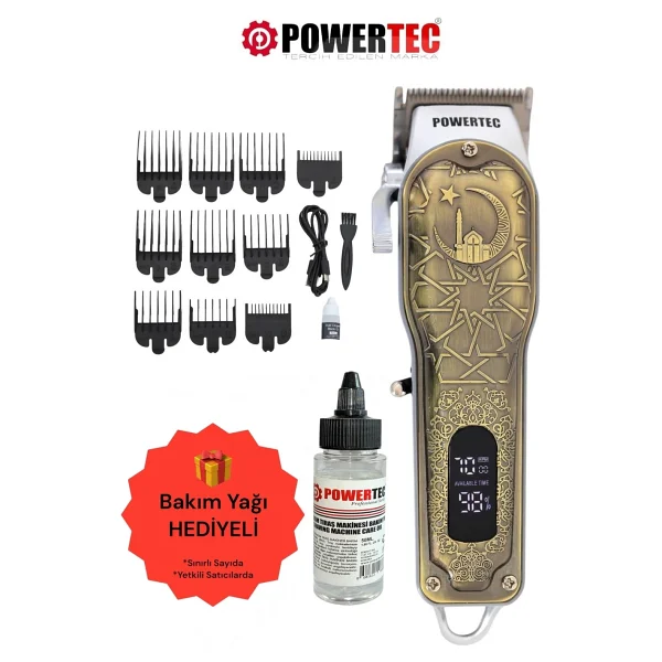 Powertec Tr-6600 Saç Kesme Makinesi - Görsel 8