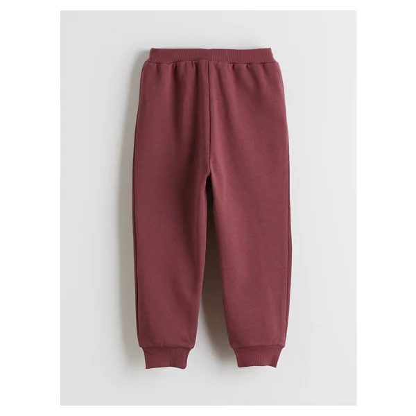 Lc Waikiki Yeni Sezon Beli Lastikli Basic Erkek Bebek Jogger Eşofman Altı 3'lü - 18 - 24 Ay - Bordo - Görsel 2