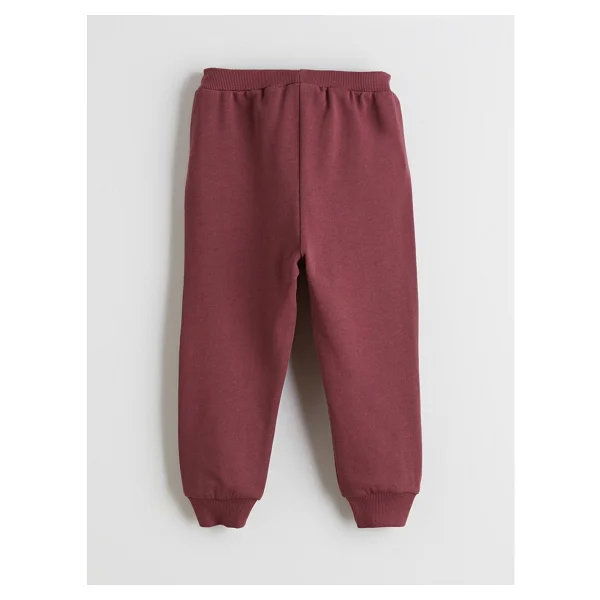 Lc Waikiki Yeni Sezon Beli Lastikli Basic Erkek Bebek Jogger Eşofman Altı 3'lü - 18 - 24 Ay - Bordo - Görsel 4