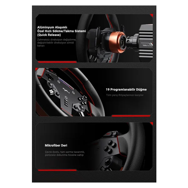 Pxn W As Steering Wheel Direksiyon Seti - Görsel 2