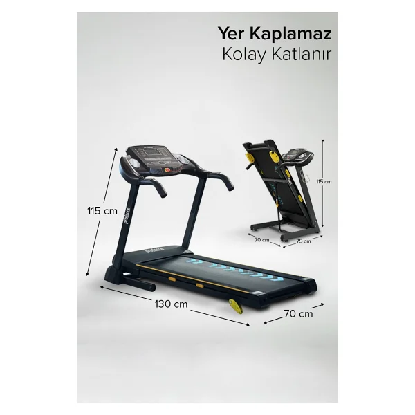 Proforce Pasifik Katlanılabilir Koşu Bandı - Görsel 2