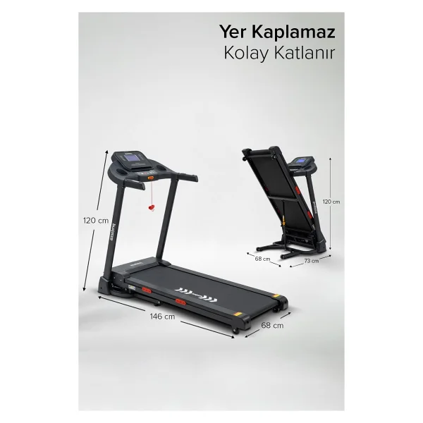 Proforce Zeta Katlanabilir Koşu Bandı - Görsel 2