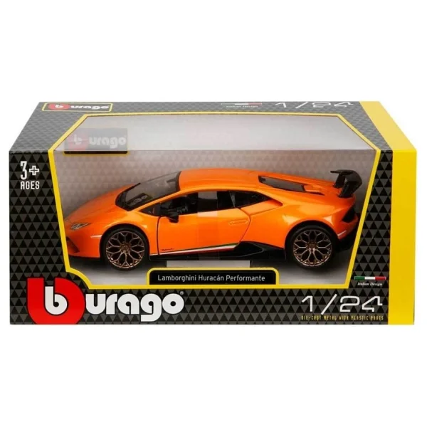 Bburago 1:24 Lamborghini Huracan Performante Model Araba - Görsel 2