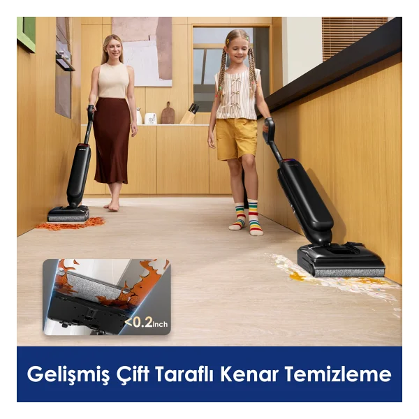 Tineco Floor One S9 Artist Neo Islak Kuru Şarjlı Dikey Süpürge - Görsel 4