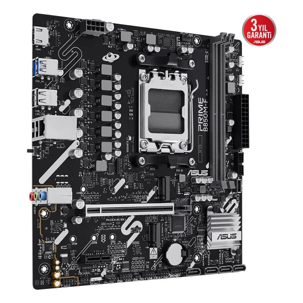 Asus Prime B850m-F AMD Am5 DDR5 Micro Atx Anakart - Görsel 2