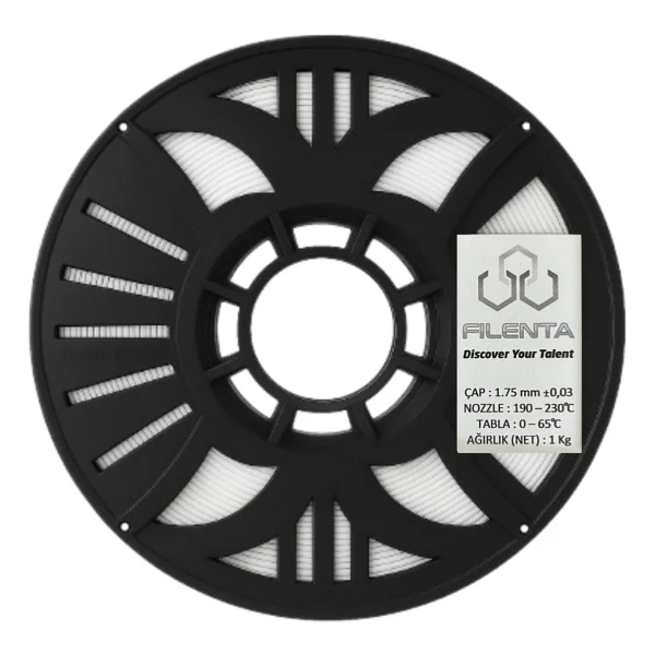 Filenta Petg 1.75 Mm 1 Kg Beyaz Filament - Görsel 2