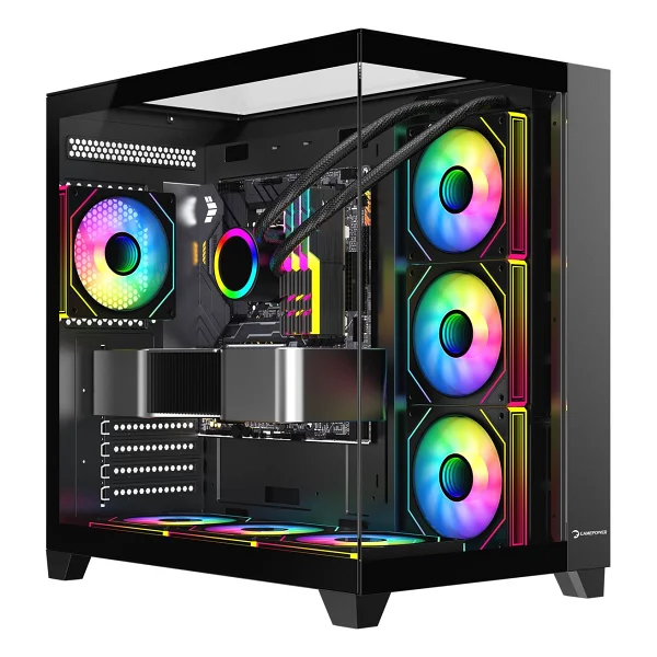 Gamepower Warcry Topglass 750w 4xargb Temperli Cam Atx Siyah Gaming (Oyuncu) Kasa - Görsel 6
