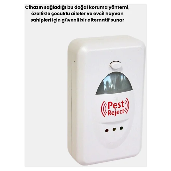 Belle Fusion Bfs Fare, Sivrisinek Ve Böcek Kovucu Ultrasonik Cihaz - Güvenli Ve Kimyasalsız Çözüm - Görsel 4