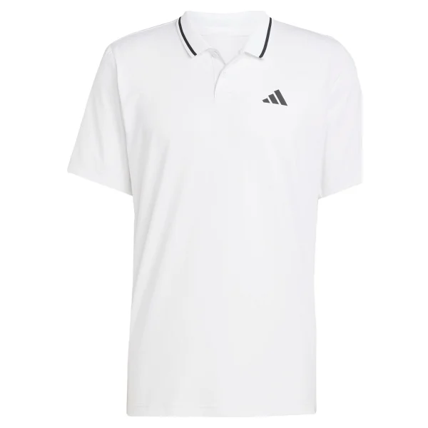 Adidas Club Tennis Climacool Pique Jd8644 Beyaz Kısa Kollu Polo Yaka Erkek Tişört - Görsel 3