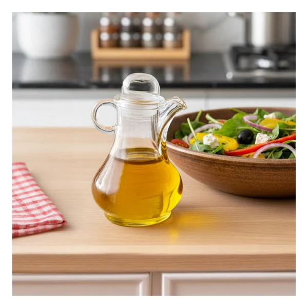 Porsima Pbt-570 Kapaklı Akrilik Yağlık Sirkelik Yağdanlık 80ml Şeffaf - Görsel 4