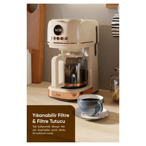 Fressi Velluto Fr-Fc09 Filtre Kahve Makinesi - Görsel 3