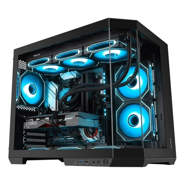 Segotep Lumi 3t Siyah 750w 80+ Bronze Pcıe 5.1 Midi Tower Kasa (6xargb Fan) - Görsel 2