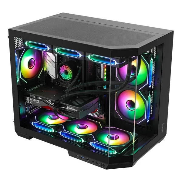 Segotep Lumi 3t Siyah 750w 80+ Bronze Pcıe 5.1 Midi Tower Kasa (6xargb Fan) - Görsel 3