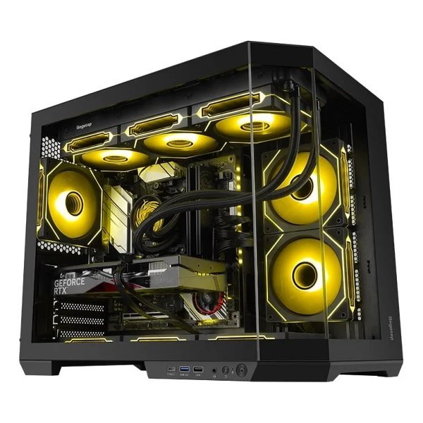 Segotep Lumi 3t Siyah 750w 80+ Bronze Pcıe 5.1 Midi Tower Kasa (6xargb Fan) - Görsel 4