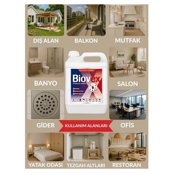 Biovex Premium UL İnsektisit Haşere İlacı 5 lt - Görsel 3