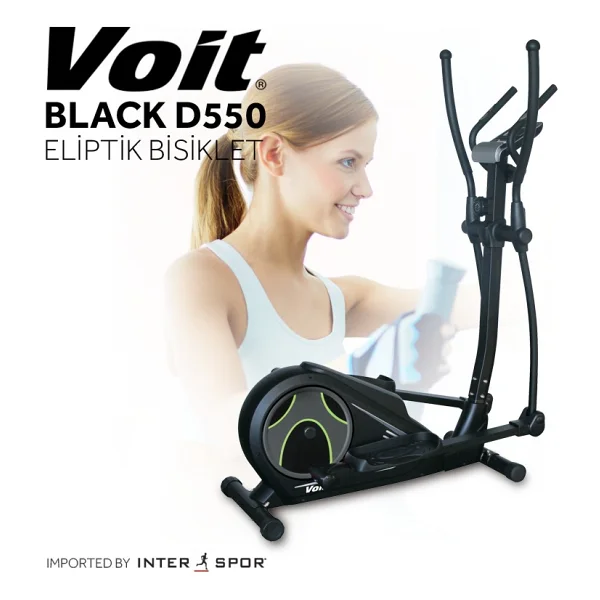 Voit D550 Black Manyetik Eliptik Bisiklet - Görsel 4