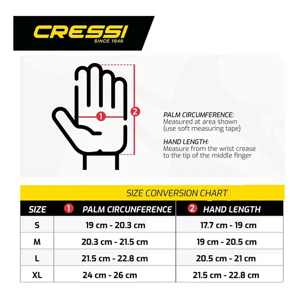 Cressi High Stretch Dalış Eldiveni - Renkli - 3xl - Görsel 7