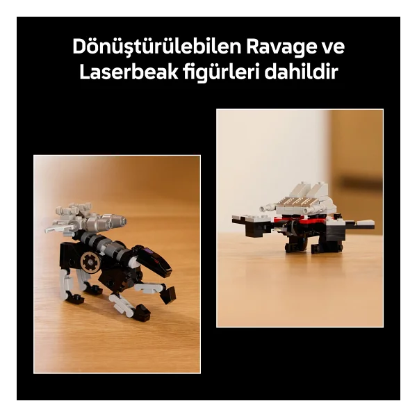 Lego 10358 Icons Transformers Soundwave - Görsel 9