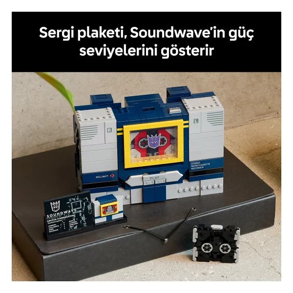 Lego 10358 Icons Transformers Soundwave - Görsel 10