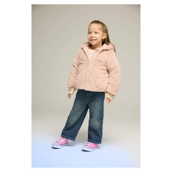 Defacto Kız Bebek Wide Leg Jean Pantolon G3011a525au - Mavi-Nm28 - 9 - 12 Ay - Görsel 5