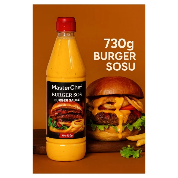 Master Chef Food Burger Sos 730 gr 12 Adet